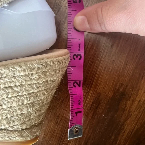 Viscata Barcelona Palomera Canvas Espadrille Wedge Slingbacks Beige EU 39 - Picture 9 of 15